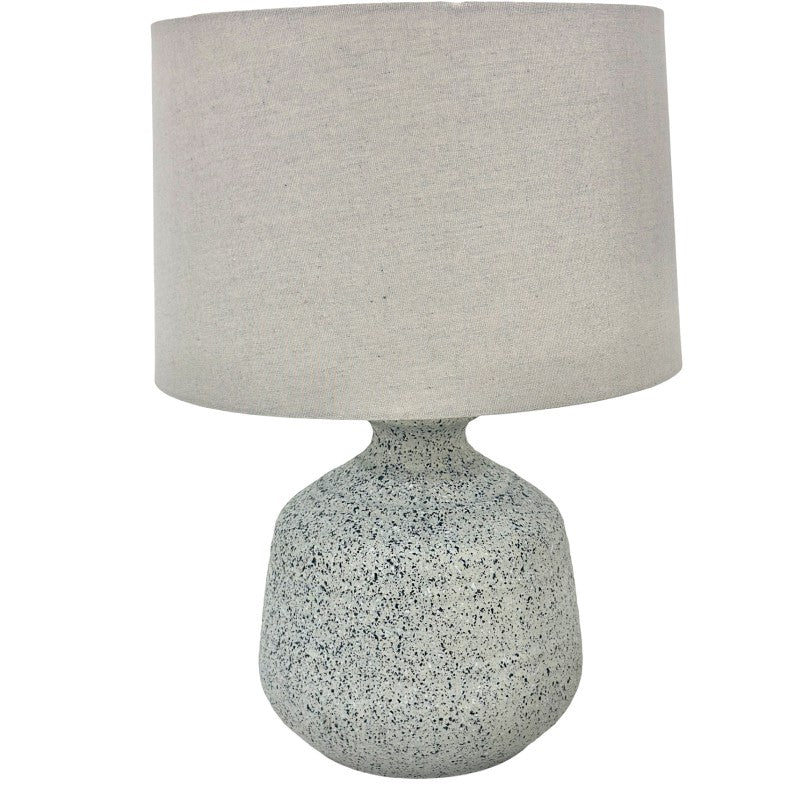 Premium Verve Table Lamp – 56cm Ceramic Base with Hessian Shade