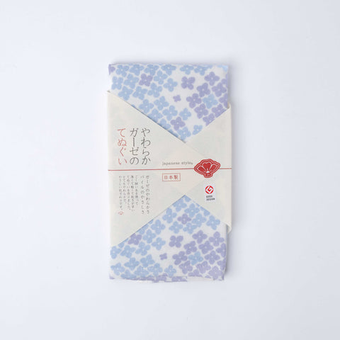 Premium Tenugui Towel – Hydrangea Light Blue 90 x 39cm