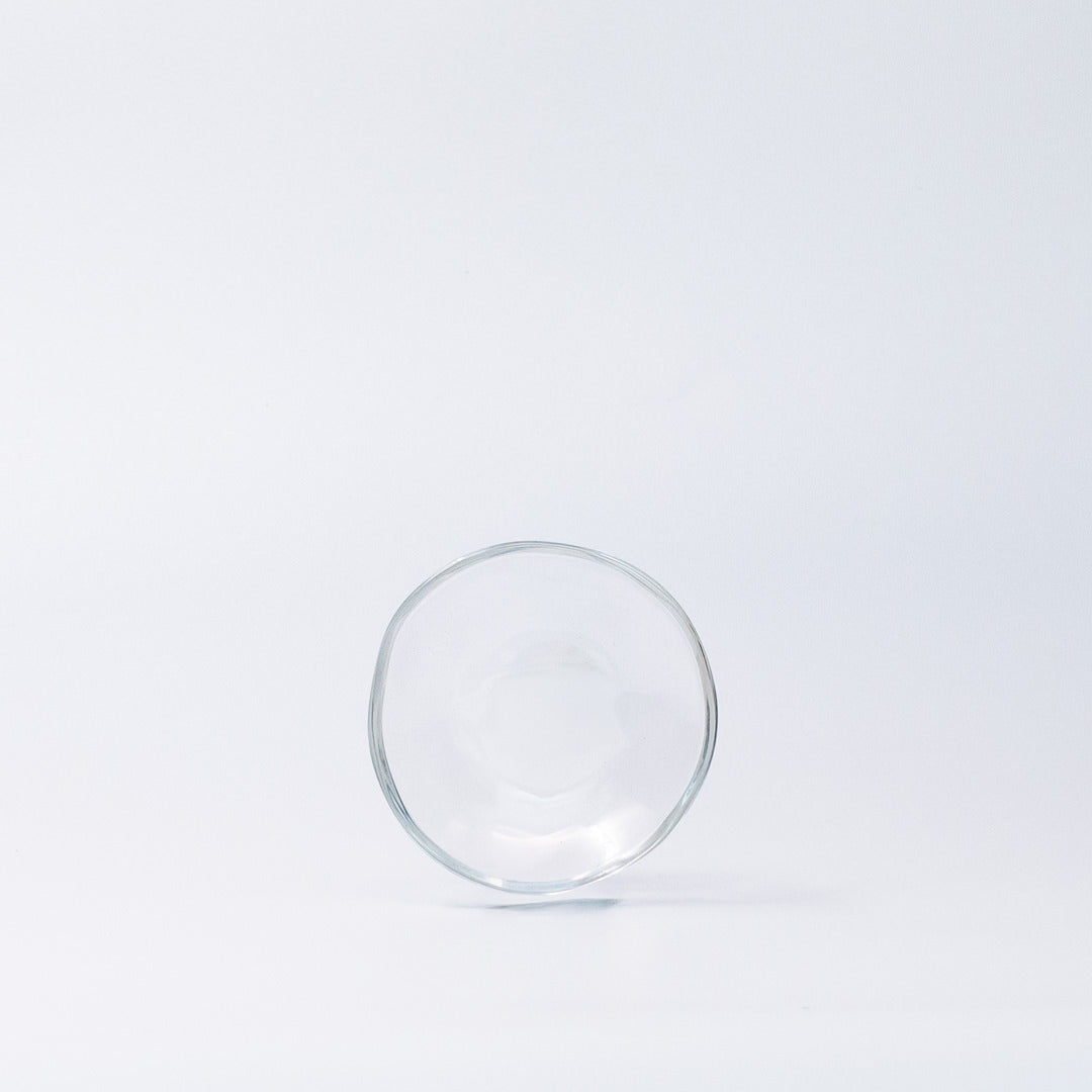 Premium 9cm Transparent Glass Small Dish Dishwasher Microwave Safe