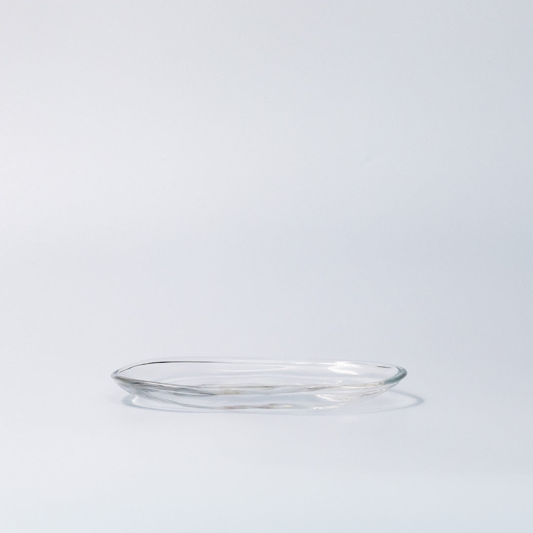 Premium 15.5cm Glass Oval Dish Food Safe Dishwasher Microwave Safe