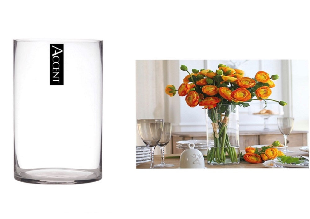 bulk 4 Glass Cylinder Vase 30cm - SuperSaverAU - view 1