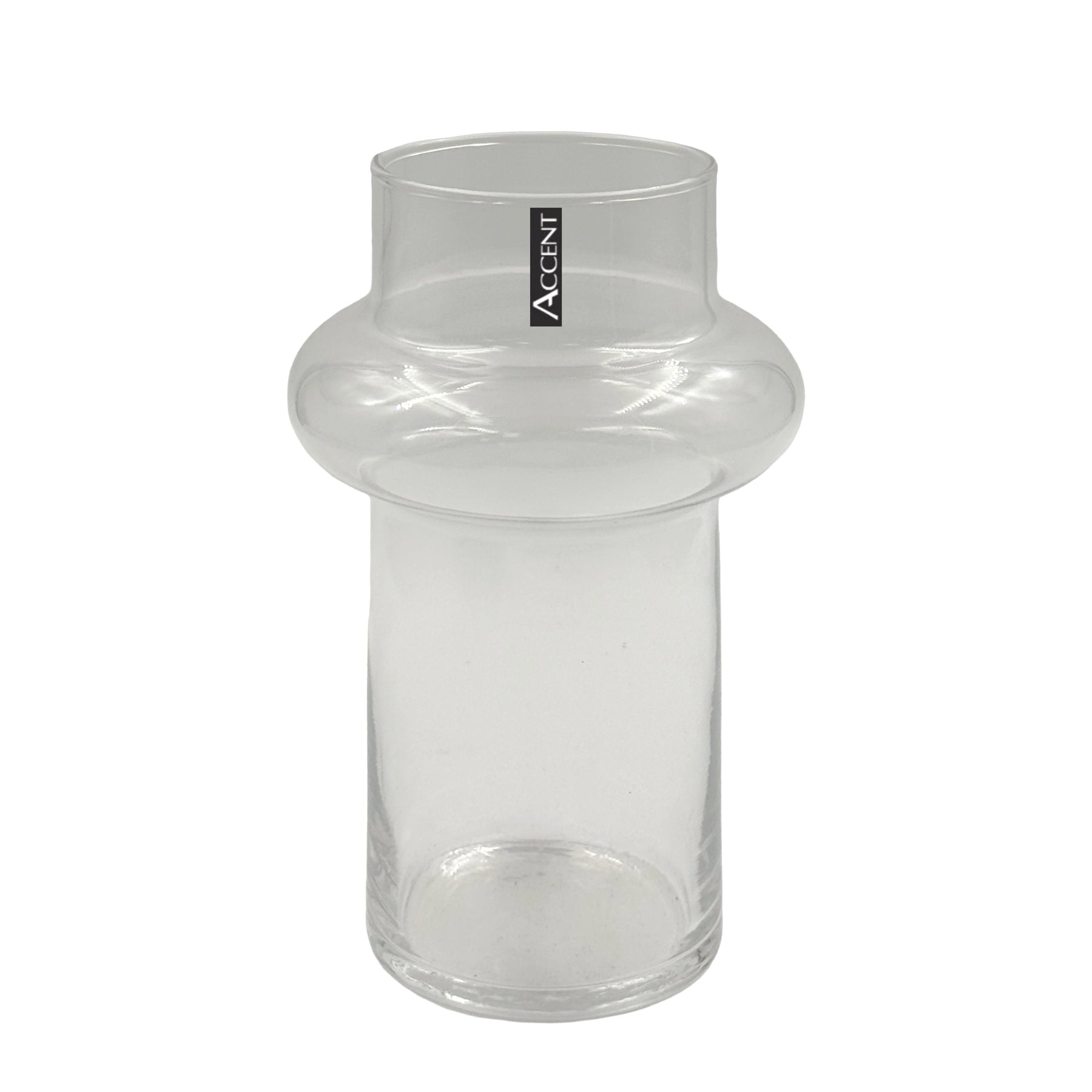 Tina Glass Vase 12 Pack, Clear, 10x10x25 cm, Limited Batch - SuperSaverAU - view 1