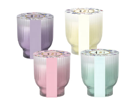 Jardin Floral Scented Candle 270G - 12 Assorted Decorative Candles - SuperSaverAU - view 1