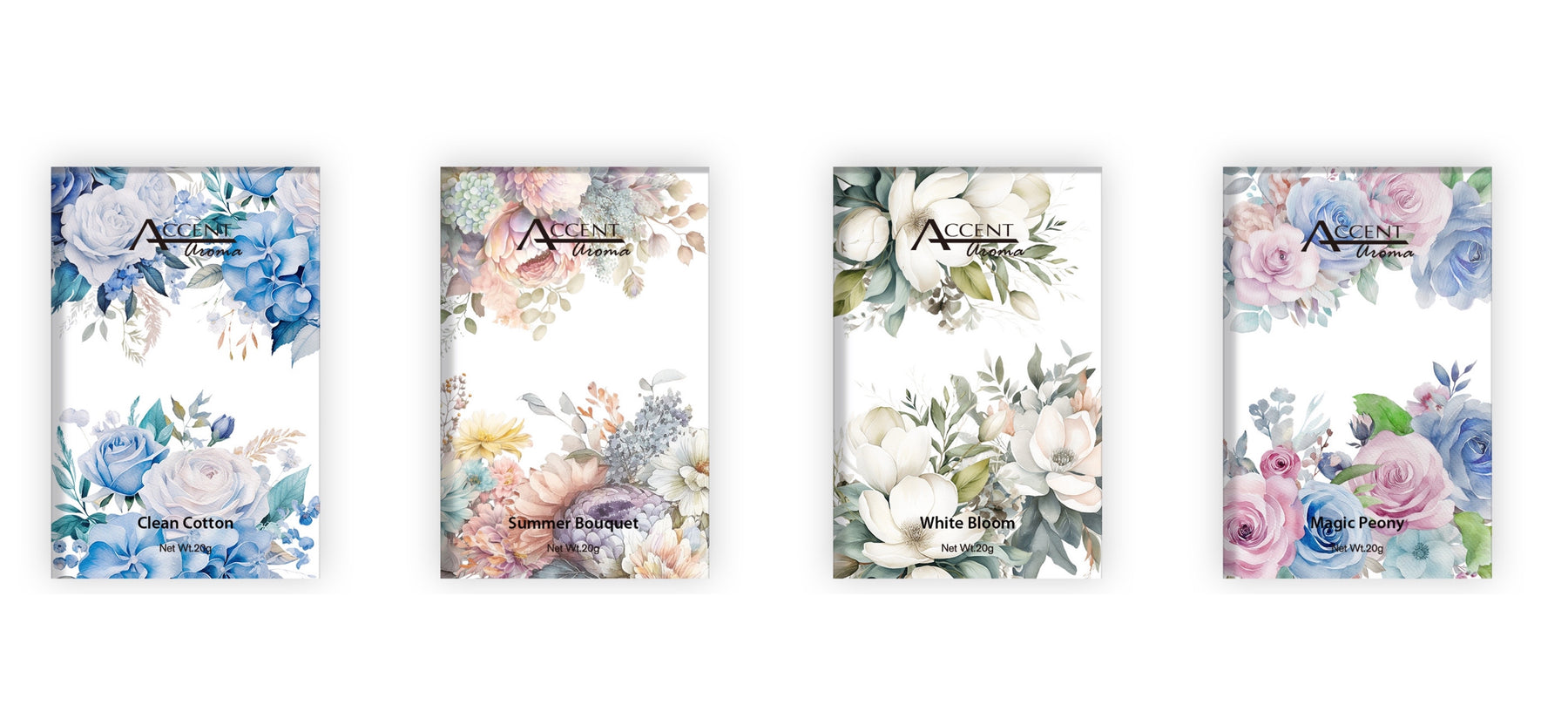 Premium Aromatic Bouquet Scented Sachets – 96 Pack, 20g Home Fragrance