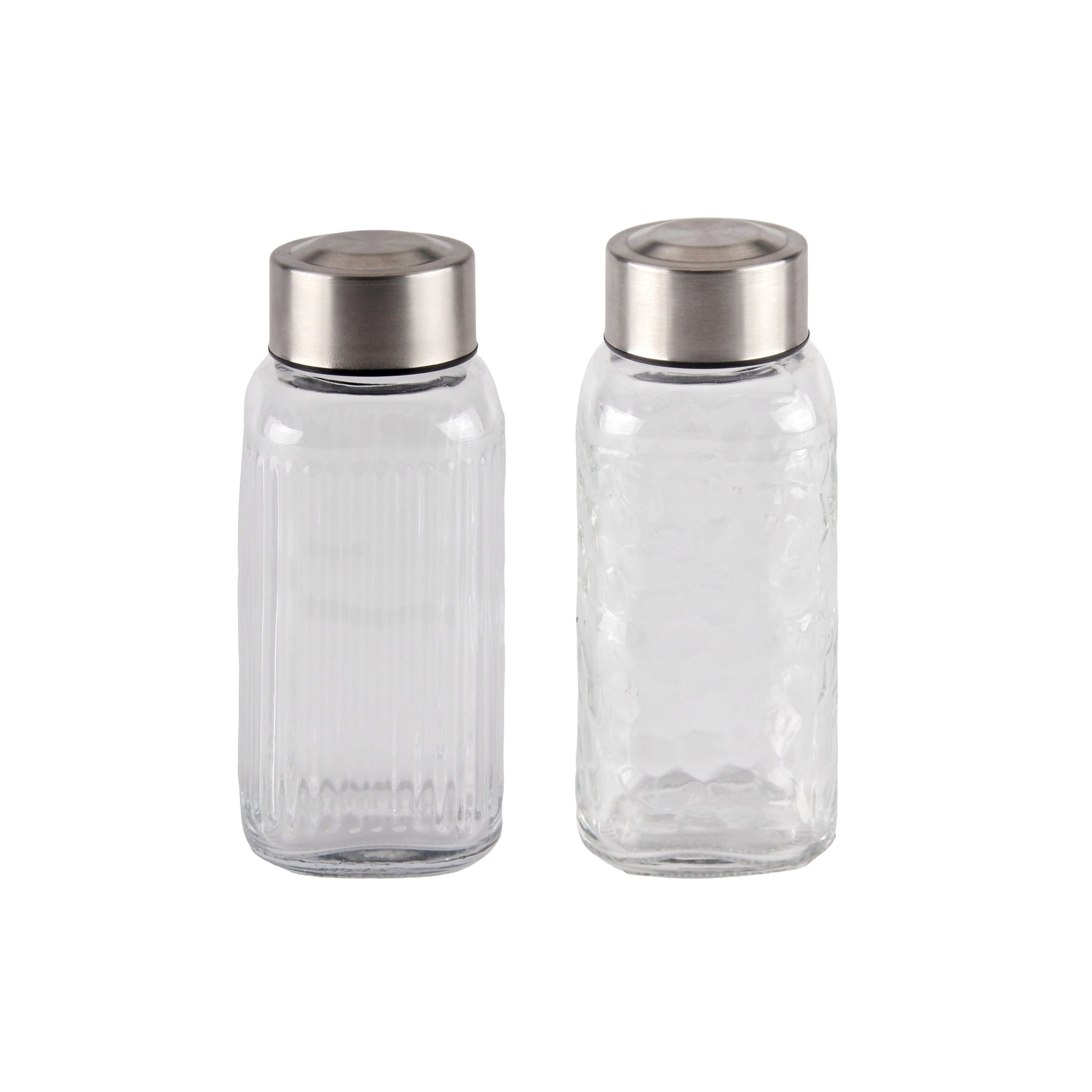 Glass Bottles with Metal Screw Lid 300ml Assort - 24 Pack, 6x15cm - SuperSaverAU - view 1