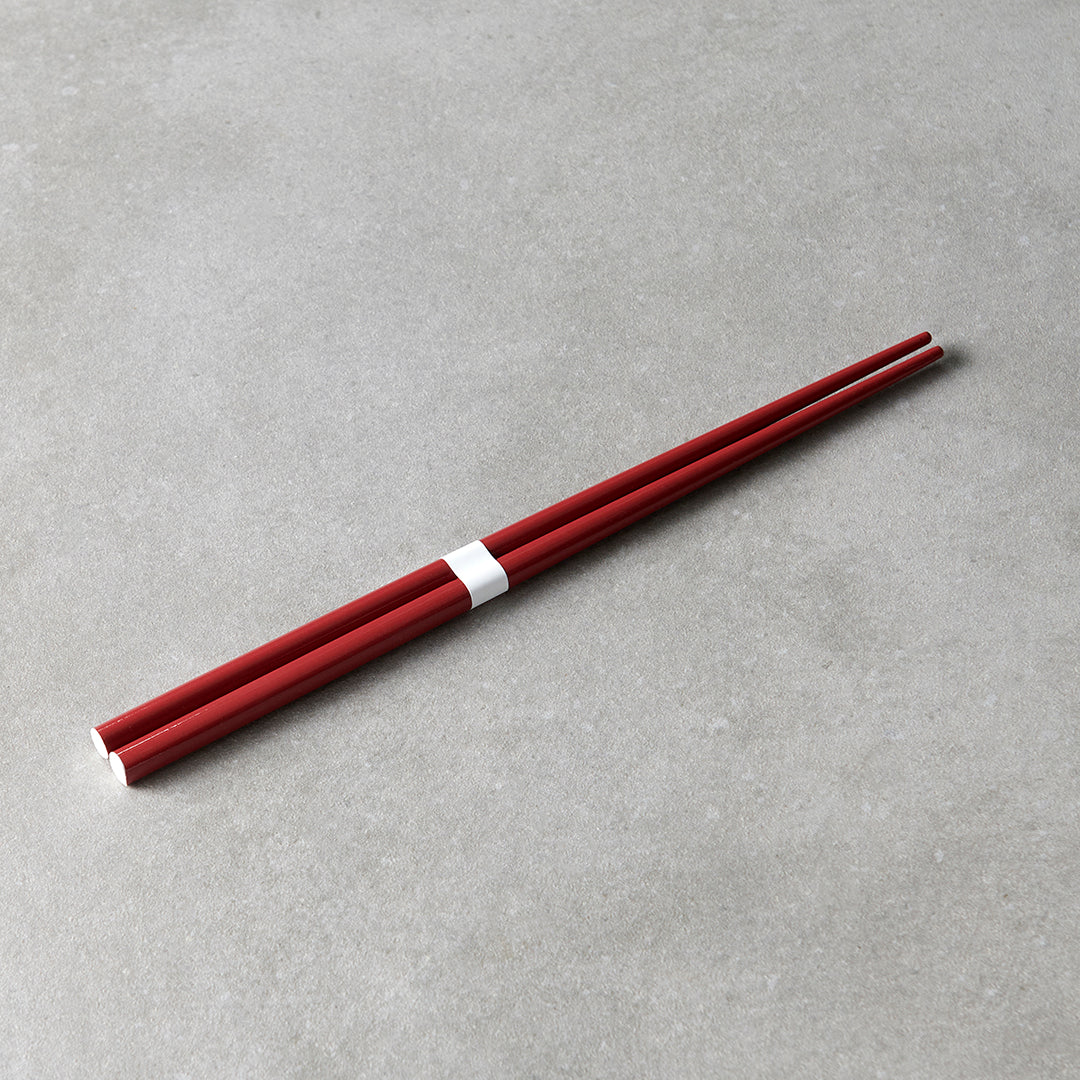 Premium Red White Lacquered Chopsticks Dishwasher Microwave Safe
