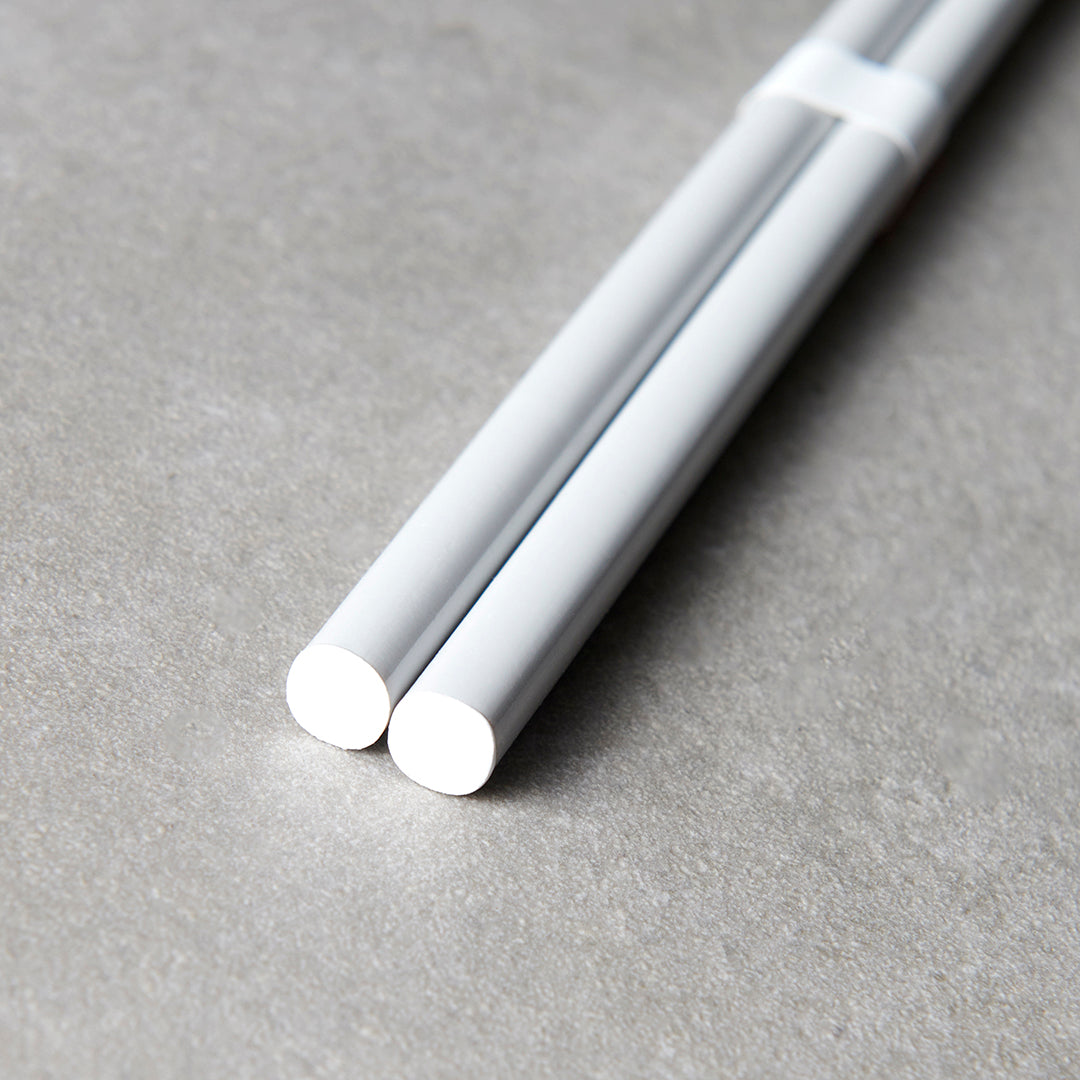 Premium Grey White Lacquered Chopsticks Dishwasher Microwave Safe