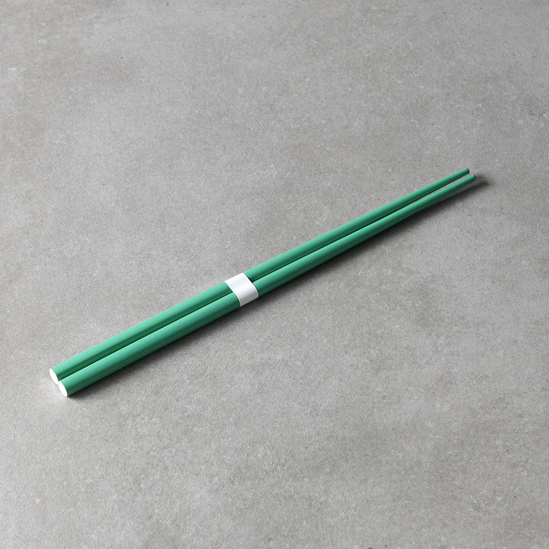 Premium Green White Lacquered Chopsticks Dishwasher Microwave Safe