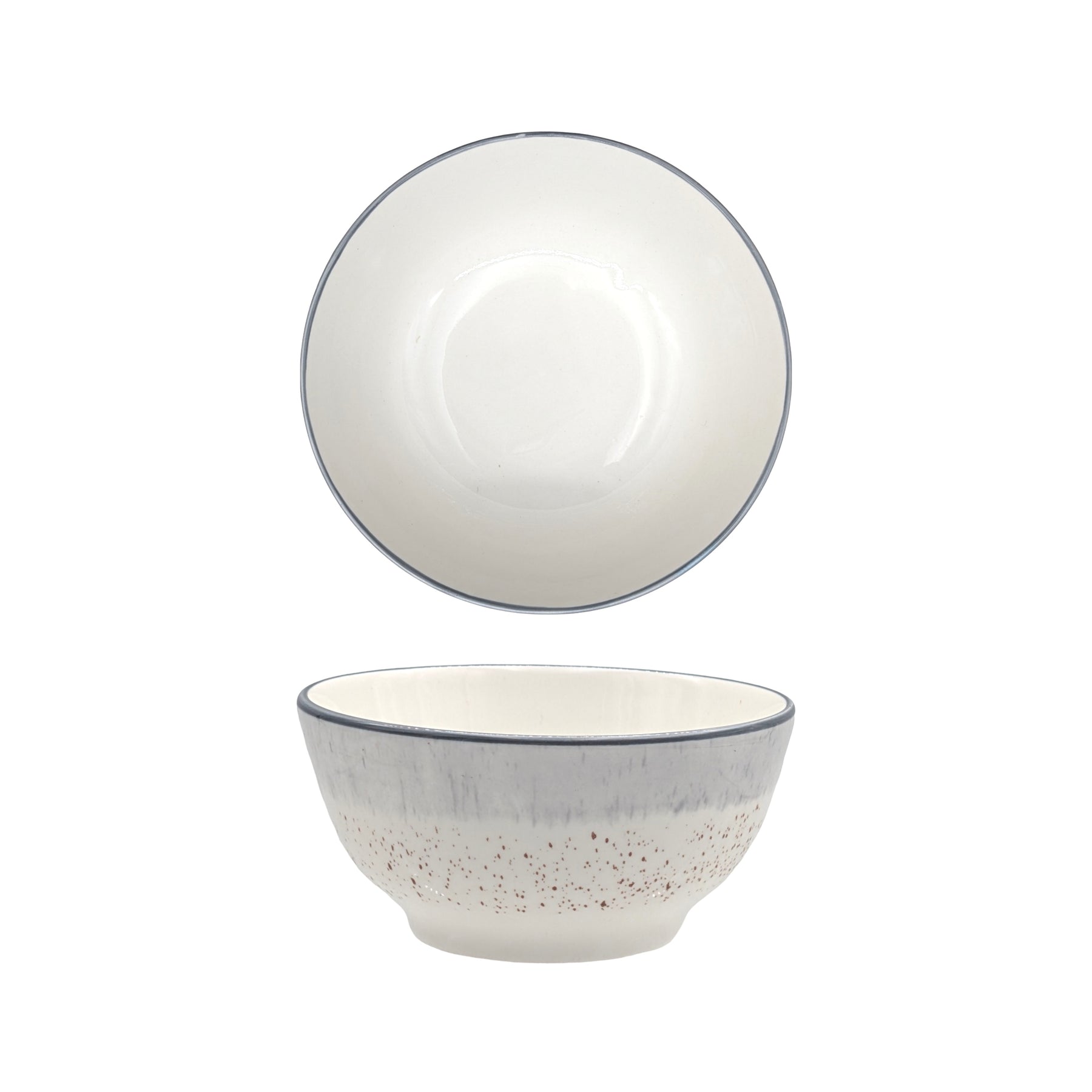 24 x Torquay Porcelain Rice Bowl 4.5" Multi Colour, 11cm Bone China - SuperSaverAU - view 1