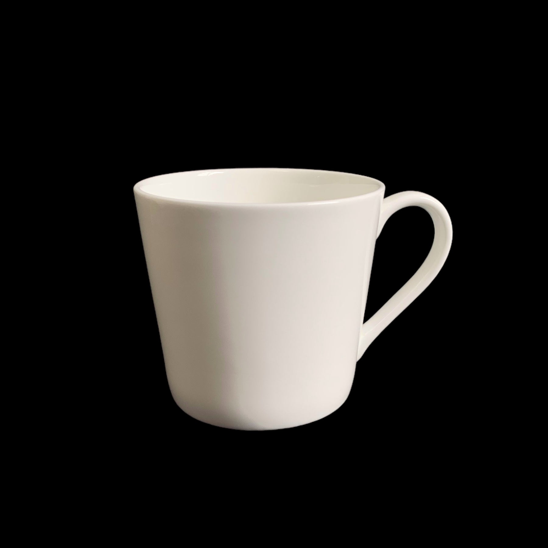 24 White Fine Bone China Mugs 470ml - Durable & Elegant Design - SuperSaverAU - view 1
