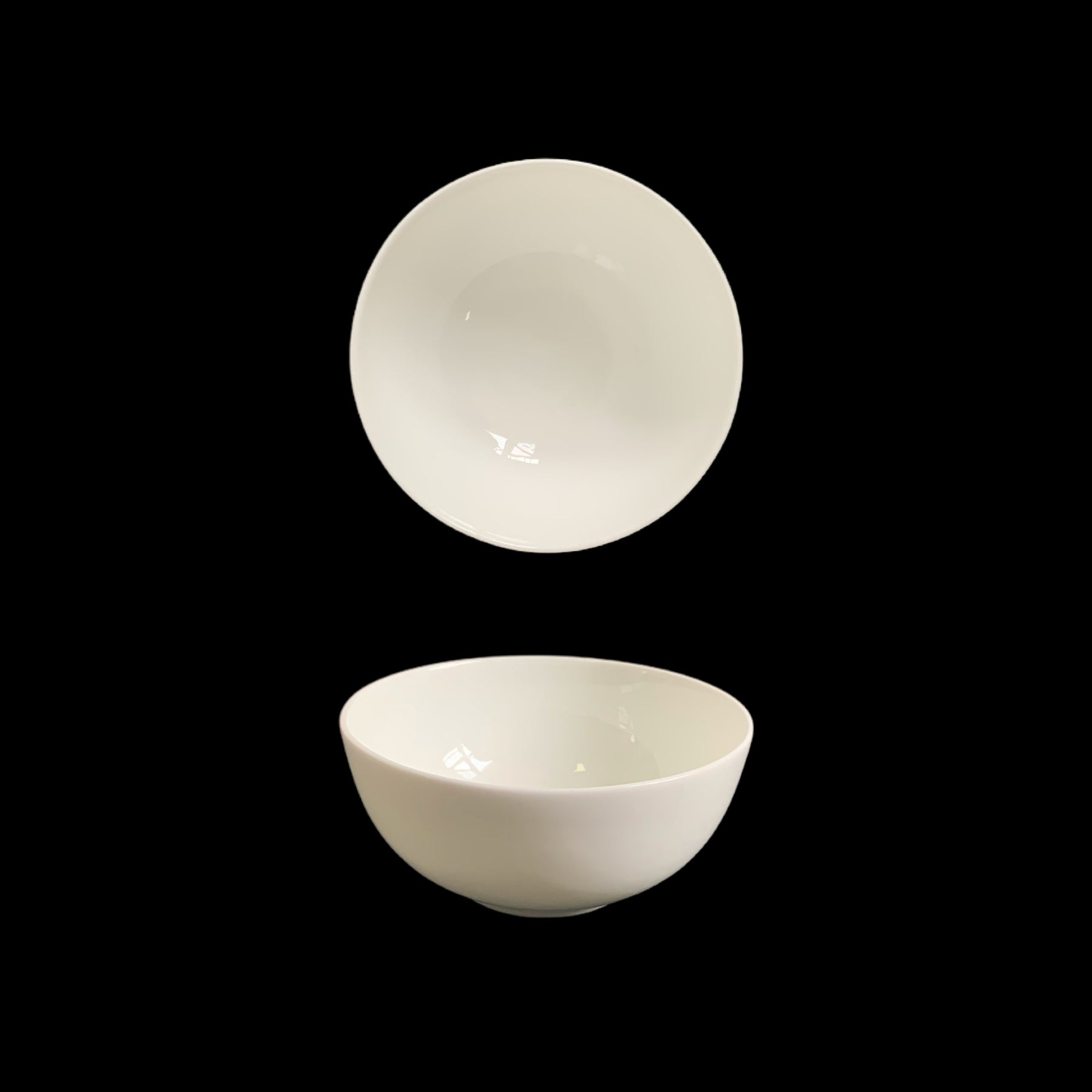 24 White New Bone China Round Bowls 3.75in (10cm) - Durable & Elegant - SuperSaverAU - view 1