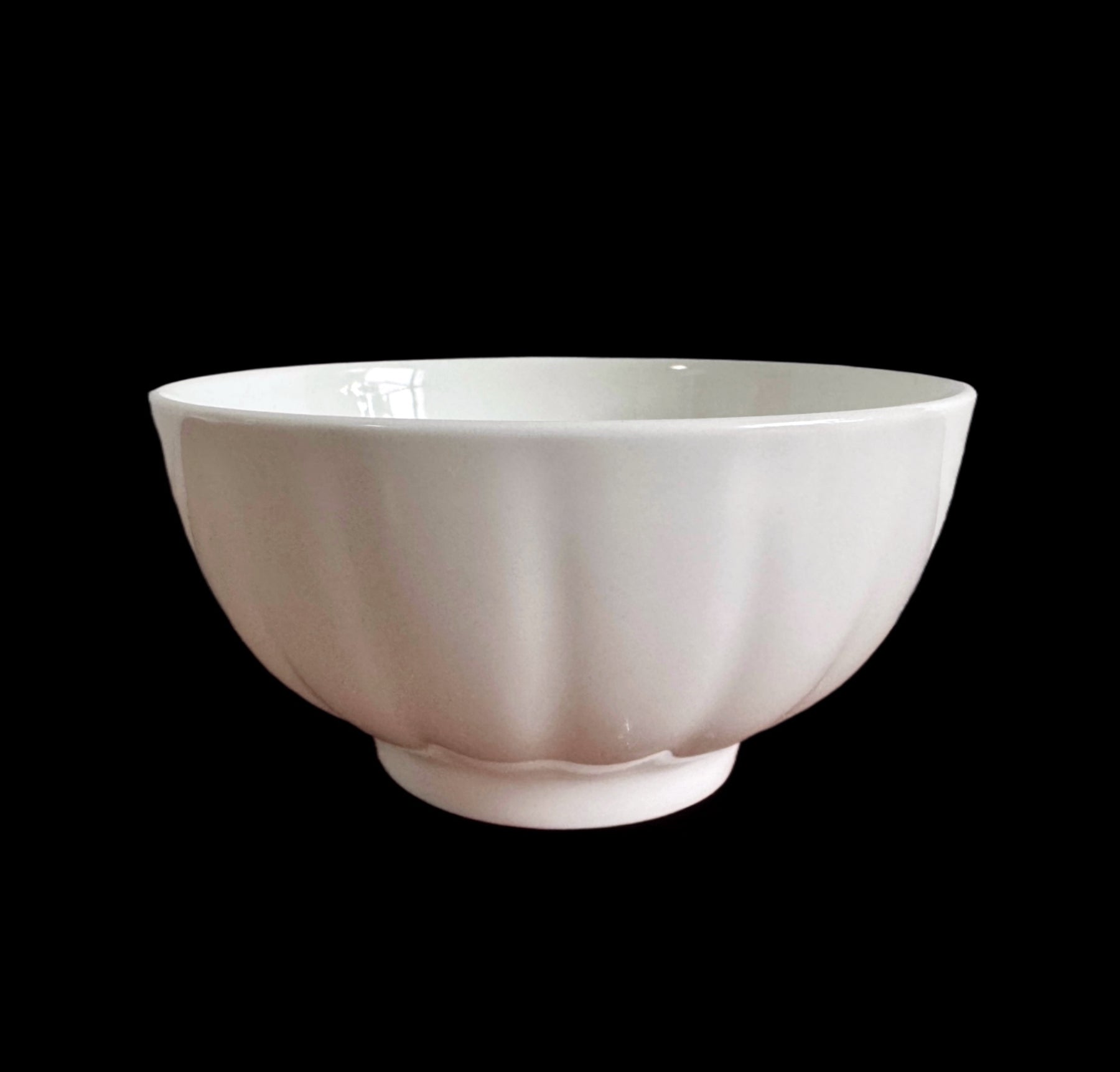 Premium 24 Pack White Bone China Convex Rice Bowls 10cm Bulk Tableware
