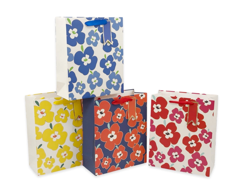 Xlarge Accent Groovy Gift Bag Assorted - 31x41cm, 24 Pack, Multi Colour - SuperSaverAU - view 1