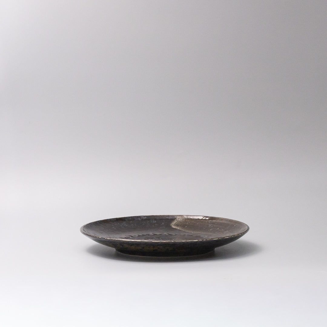 Plate 25cm Bronze Brushstroke Glaze - SuperSaverAU - view 2