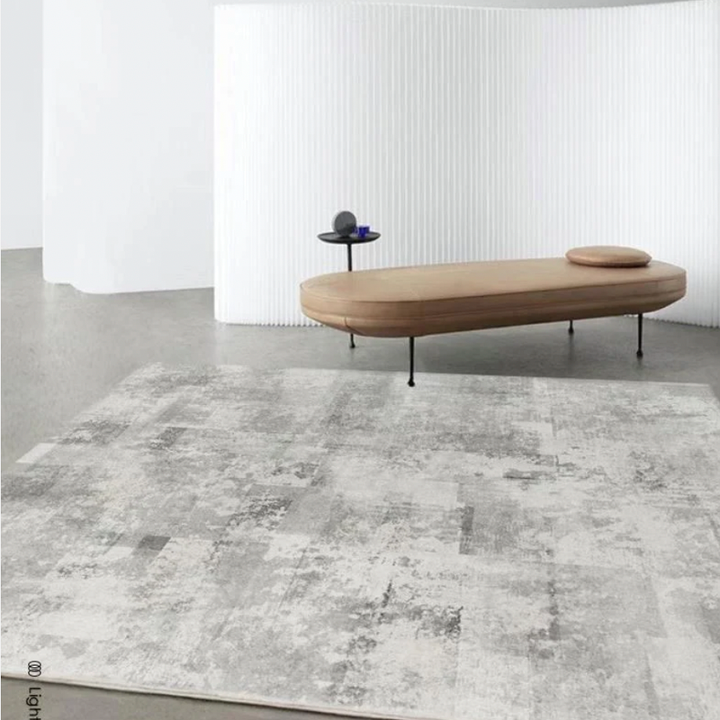 Luxurious Grey Microfiber Rug 200cm x 300cm - Soft, Non-Shedding, Skin-Friendly - SuperSaverAU - view 1