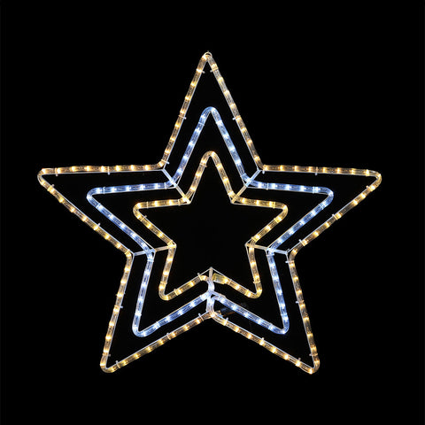 LED Ropelight 3-in-1 Star Flash Warm-Cool-Warm - Multicolor - SuperSaverAU - view 1