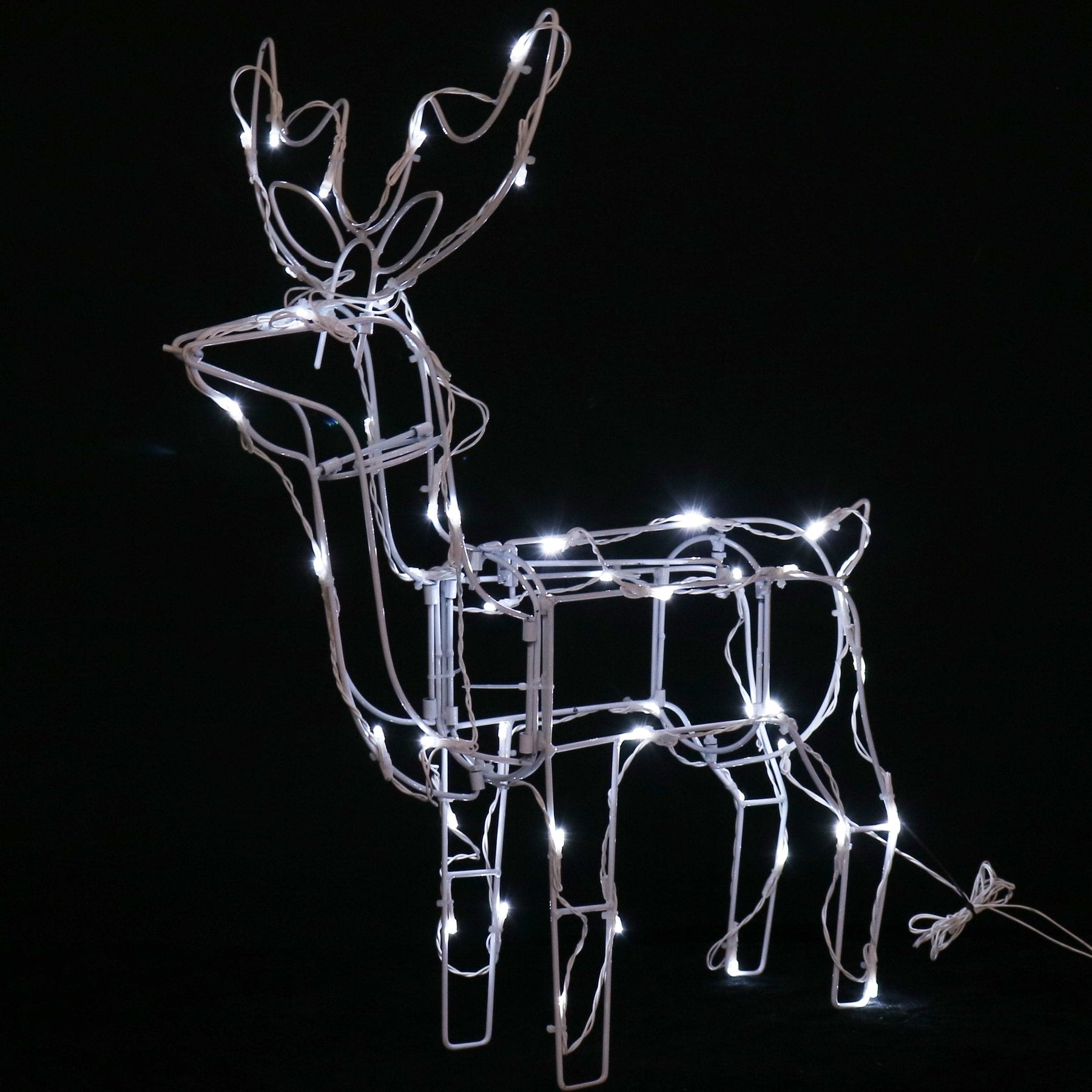 Solar LED Standing 3D Reindeer - 60 cm - SuperSaverAU - view 2