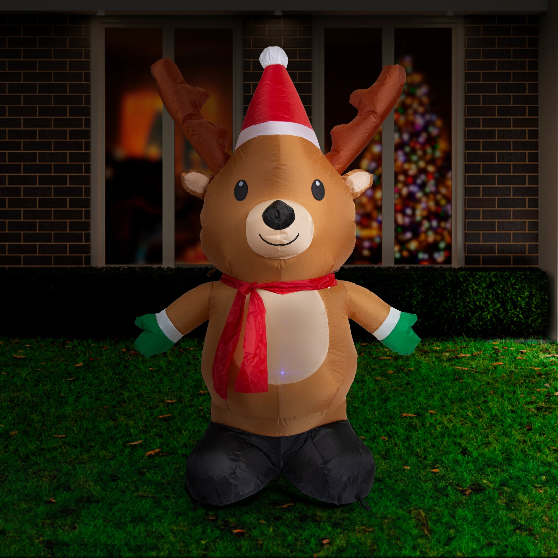 Airpower Christmas Character 120cm Assorted - Gingerbread - SuperSaverAU - view 3