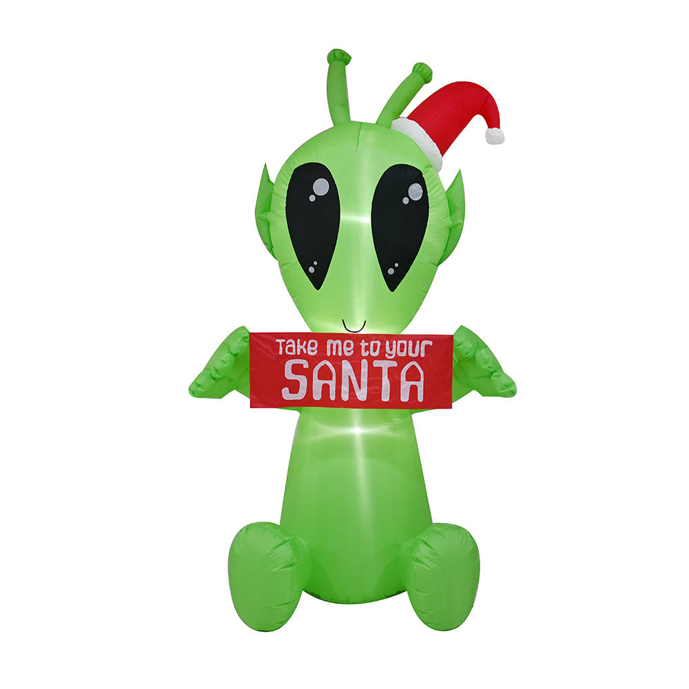 Airpower Christmas Alien 210cm - SuperSaverAU - view 2