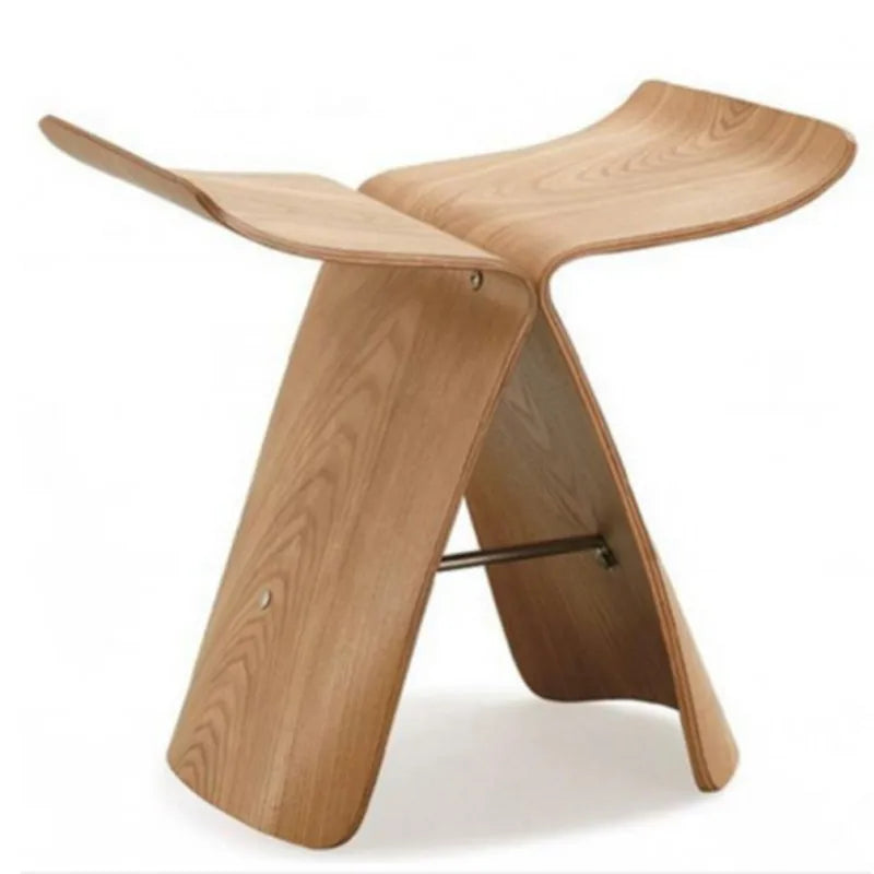 NNEOBA Creative Wood Butterfly Stool - Versatile Design - SuperSaverAU - view 3