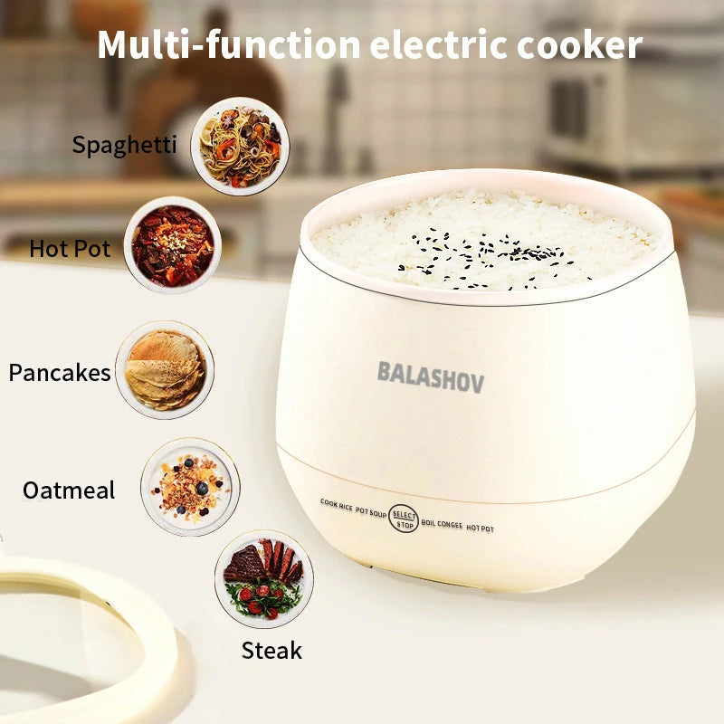 NNEOBA 1.8L Multifunctional Electric Mini Rice Cooker - SuperSaverAU - view 4