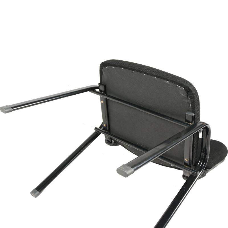 NNECN Stackable & Linkable Office Conference Visitor Community Chairs (Set of 7-Black) - SuperSaverAU - view 2