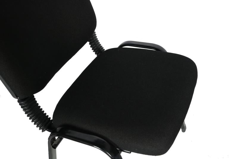 NNECN Stackable & Linkable Office Conference Visitor Community Chairs (Set of 7-Black) - SuperSaverAU - view 8