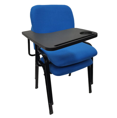 NNECN Lecture Chair with Table Top - Set of 6 Blue - SuperSaverAU - view 1