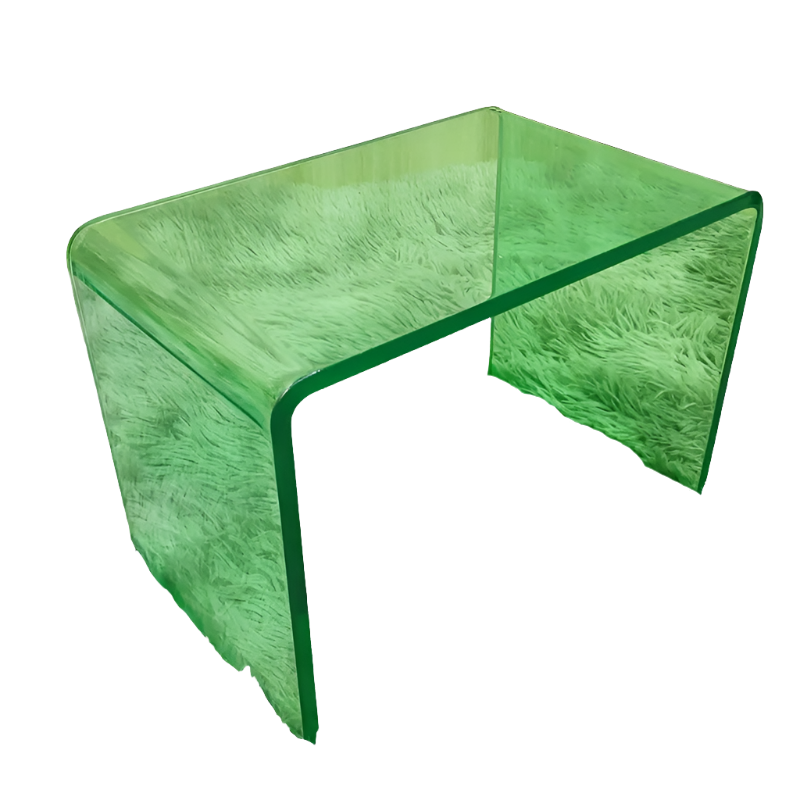 NNETM U-Shaped Acrylic Stool - Modern Shoe Changing & Storage - SuperSaverAU - view 1