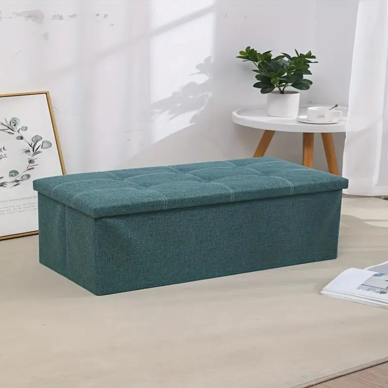 NNETM Durable Morandi Green Storage Stool - Multipurpose Use - SuperSaverAU - view 5