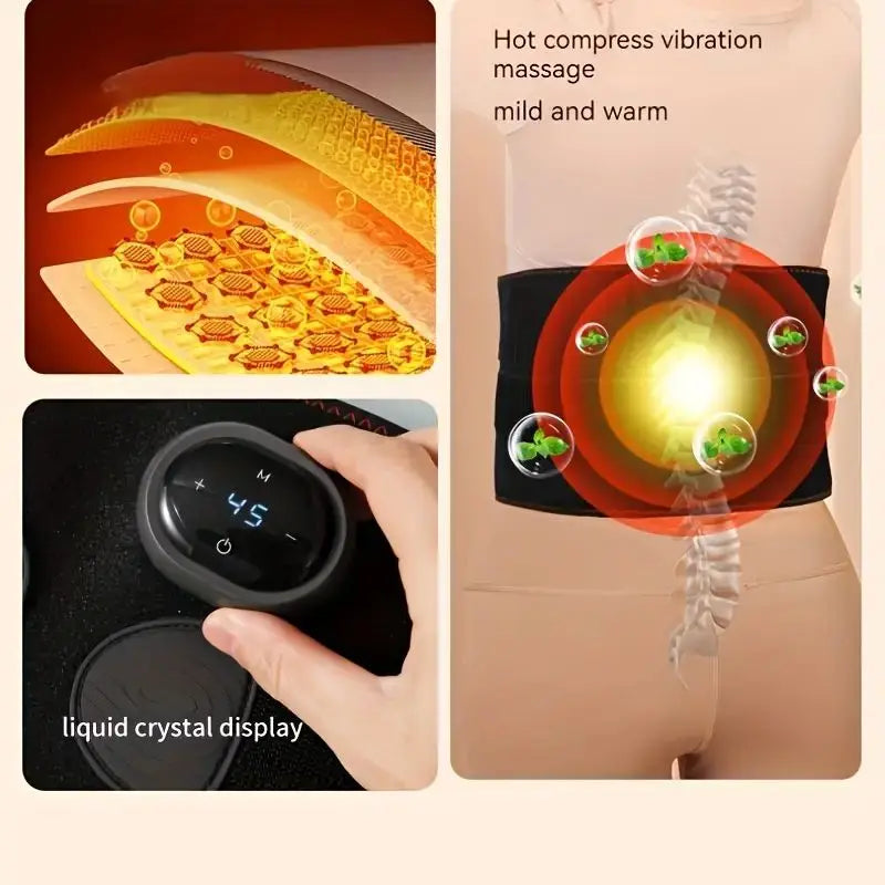Self-Heating Magnetic Neck Support Brace Black - Medium, 9 Magnets, Portable - SuperSaverAU - view 4