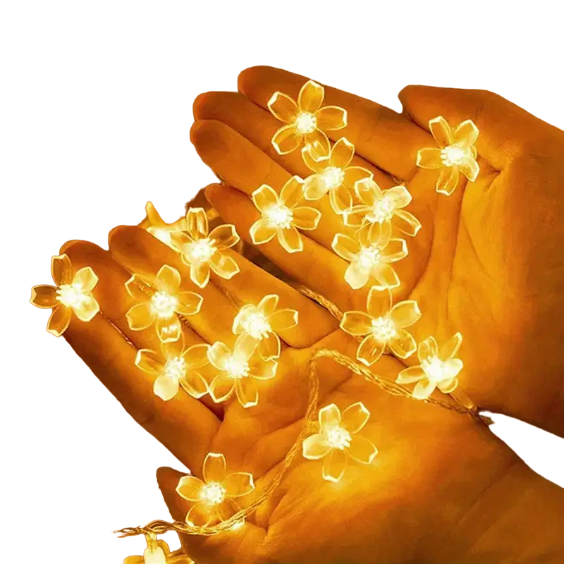 NNETM Cherry Blossom LED Fairy Lights(19.68Ft/6M 40LED) - SuperSaverAU - view 1