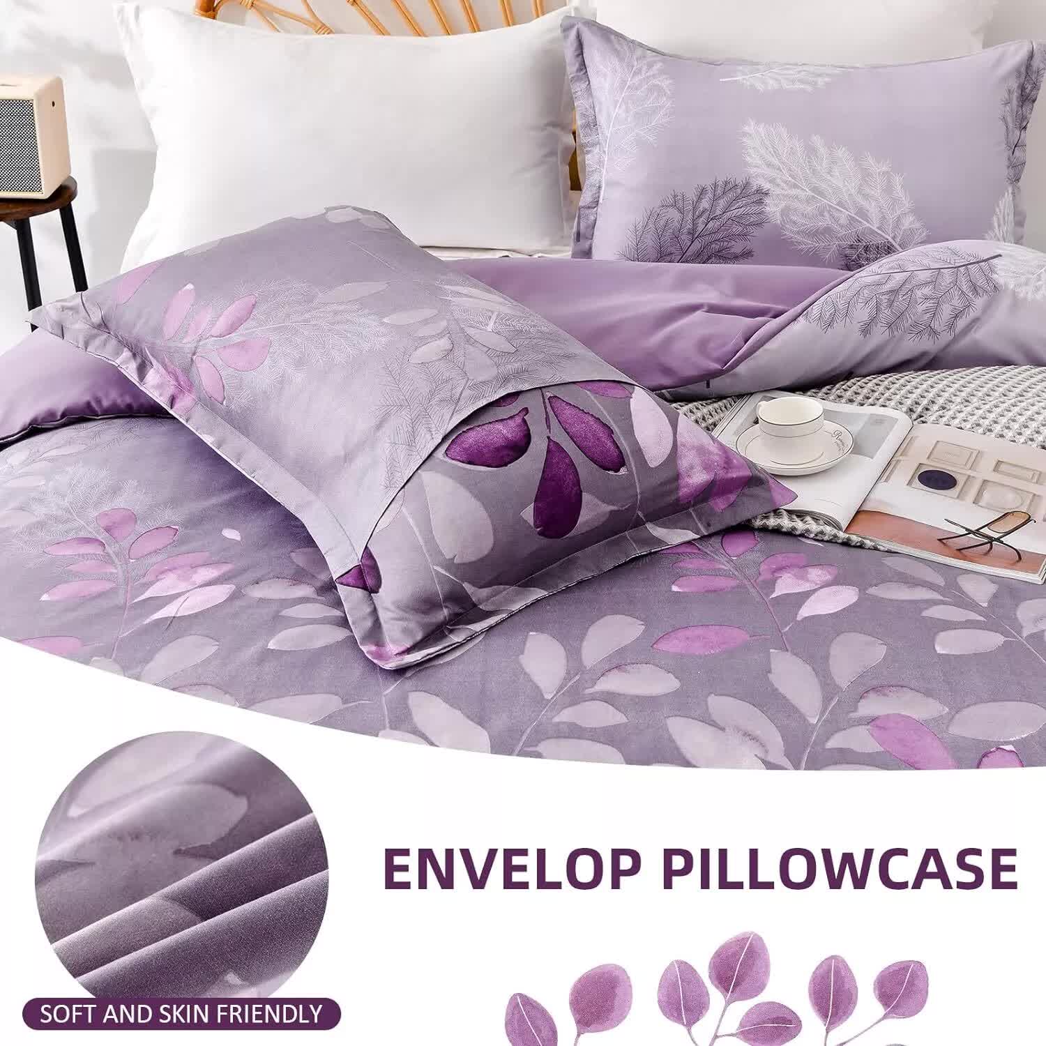 Soft Haven Duvet Cover Set with Long-Lasting Comfort - King
