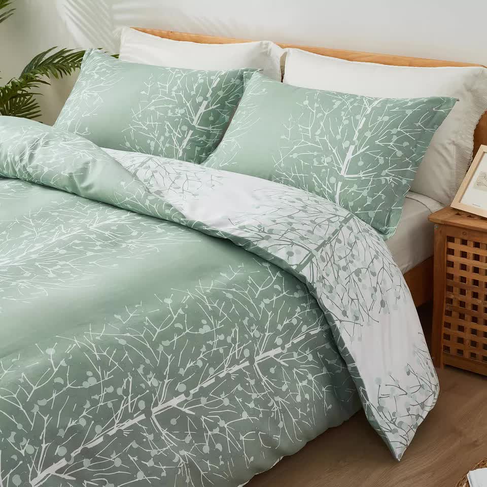 Premium Artistic Vibes Abstract Duvet Cover Set with Easy-Care Polyester - King