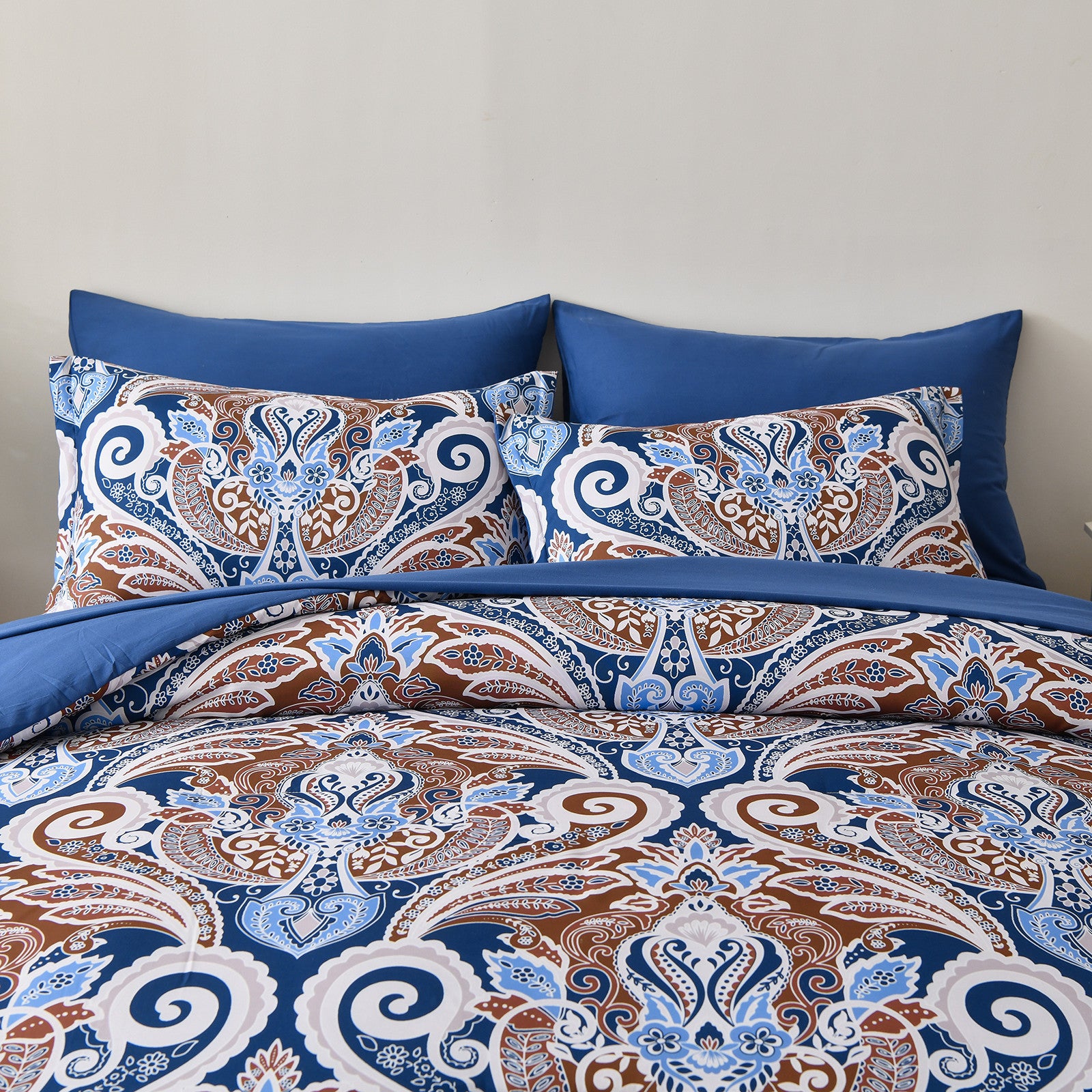 Comforter Set, King Size, 3-Piece Bedding with Pillowcases, Lightweight & Breathable - SuperSaverAU - view 3
