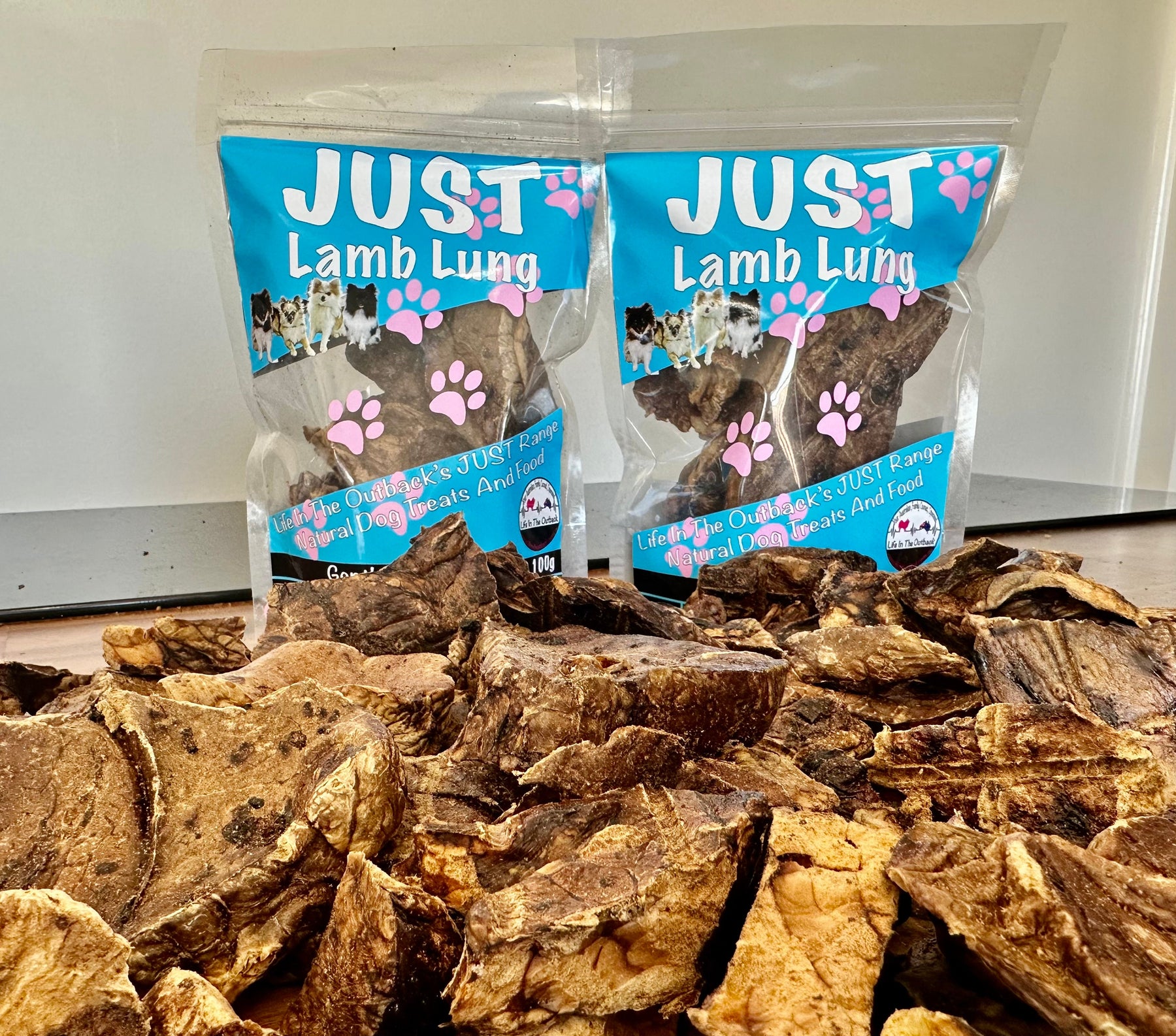 Life in the Outback Just Lamb Lung Treats 50g - 100% Australian, Allergen-Free - SuperSaverAU - view 5