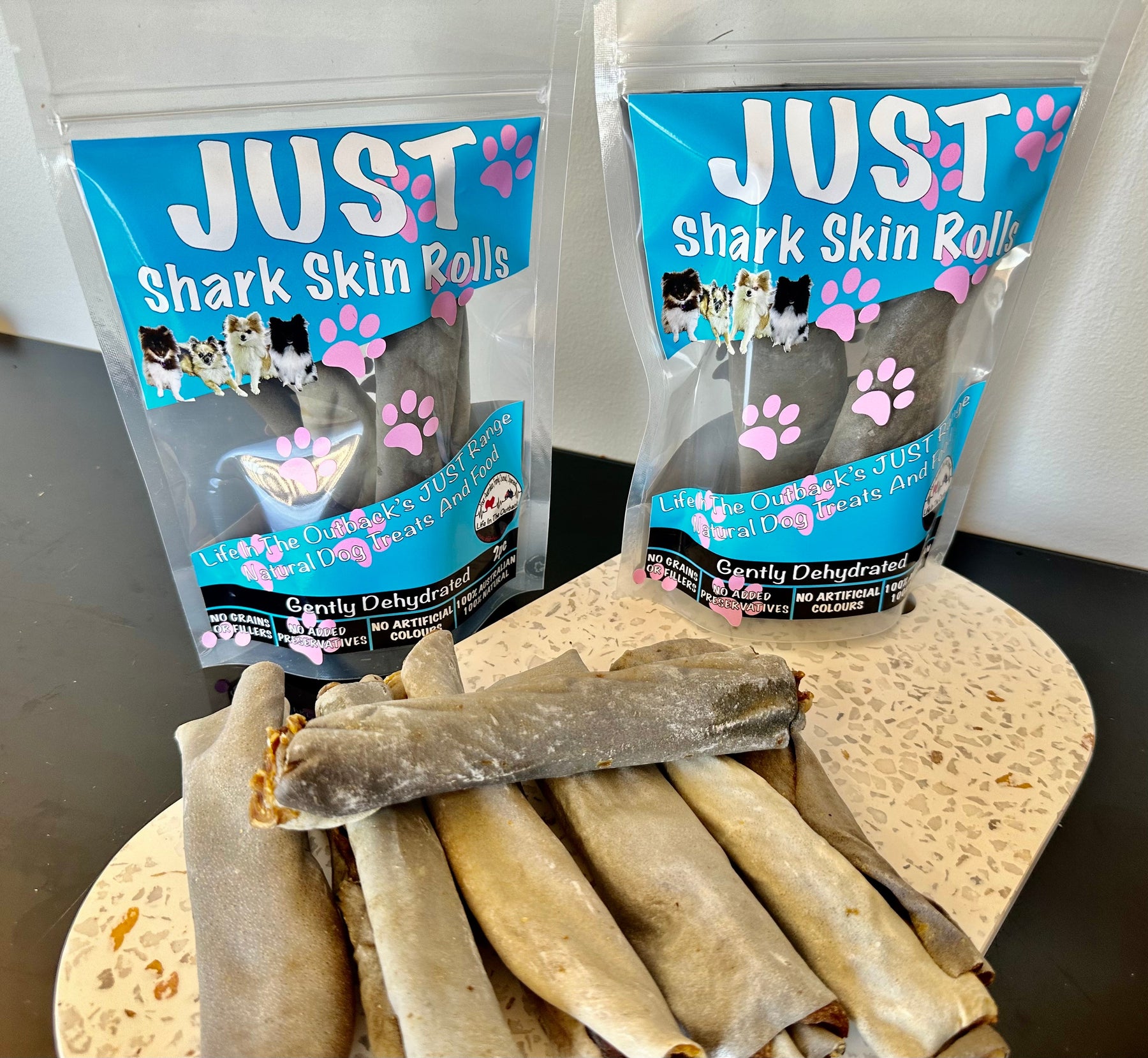 Life in the Outback Just Shark Skin Rolls - 100% Australian, Allergen-Free Treats - SuperSaverAU - view 2