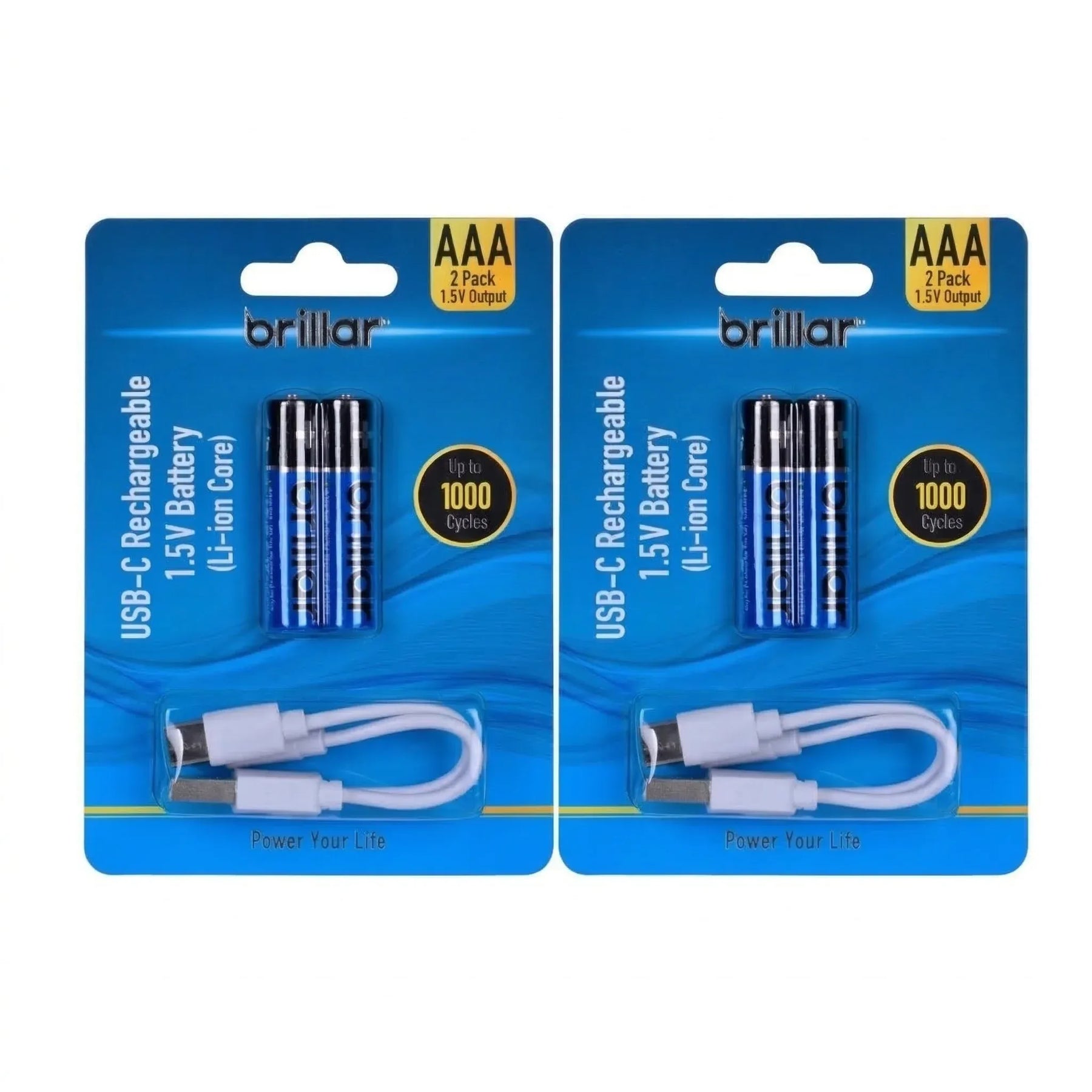4 PCS AAA USB Rechargeable LI-ION Battery - SuperSaverAU - view 1