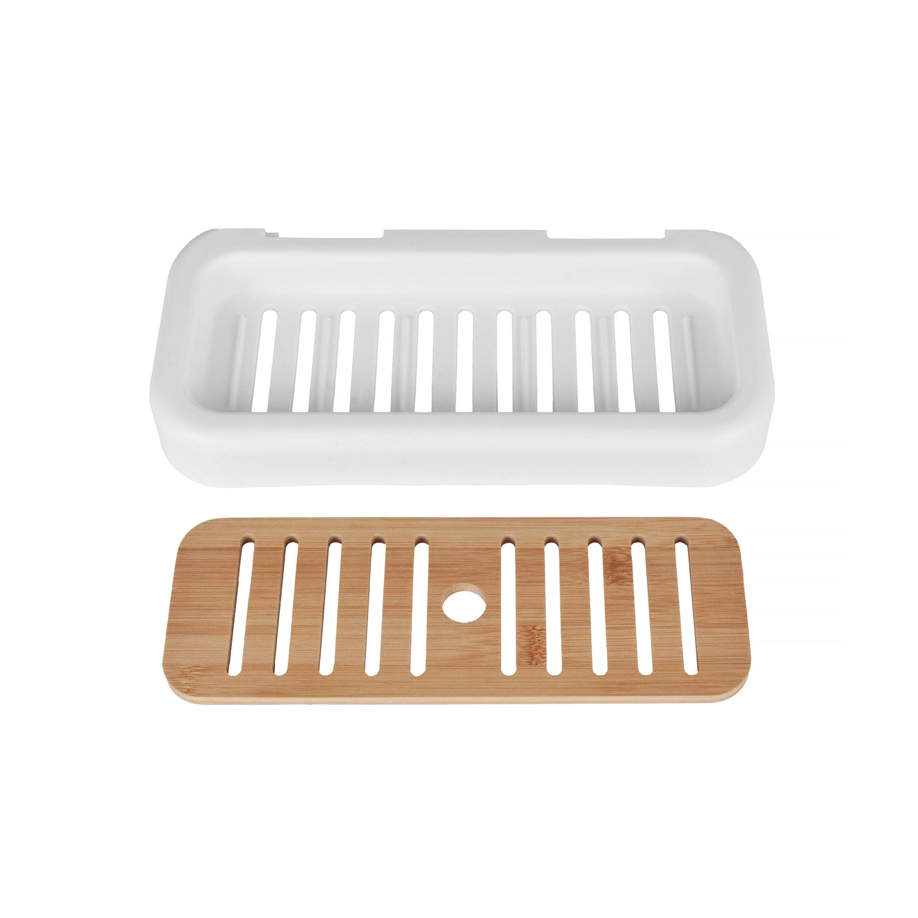 Clevinger Wall-Mounted Storage Rack, 31 x 14 x 4cm, BPA Free, Easy to Clean - SuperSaverAU - view 1