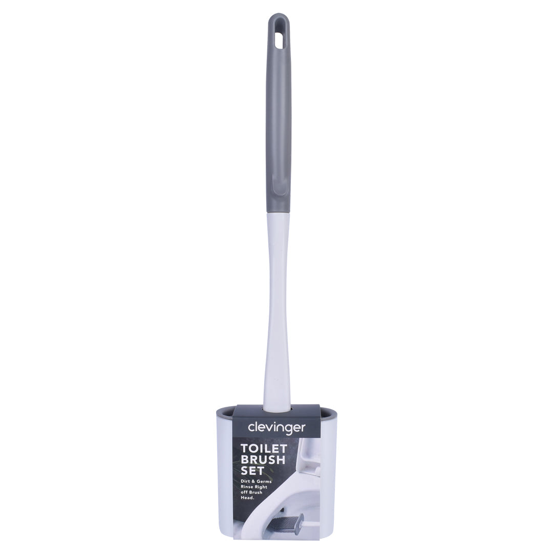 Premium Clevinger Toilet Brush Set – 2 Pack with Flexible Head