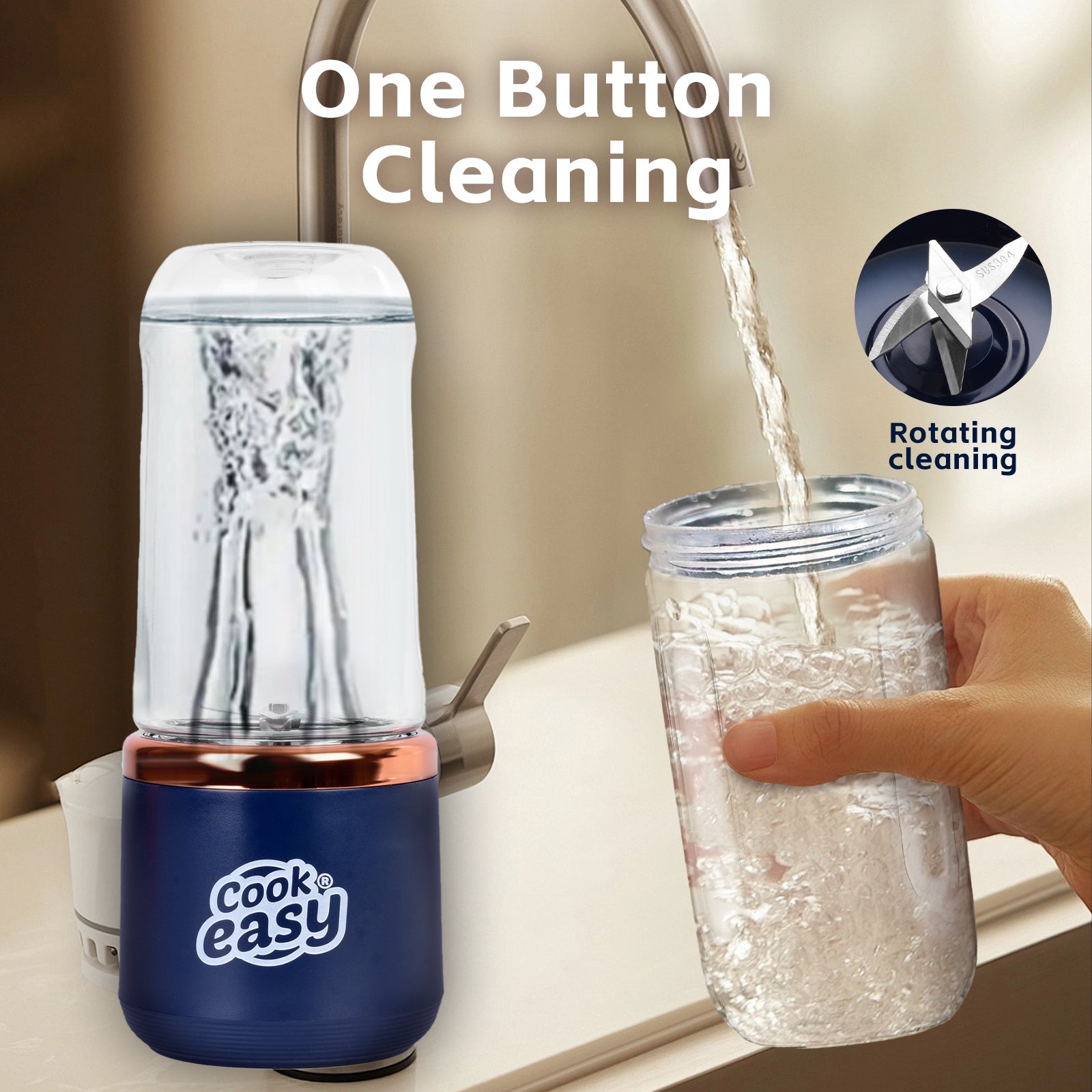 400ml USB-C Rechargeable Portable Juicer - Personal Blender - SuperSaverAU - view 3