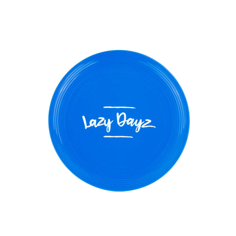 Lazy Dayz Jumbo Neon Beach Frisbee - Blue 28cm with Easy-Grip Edge - SuperSaverAU - view 1