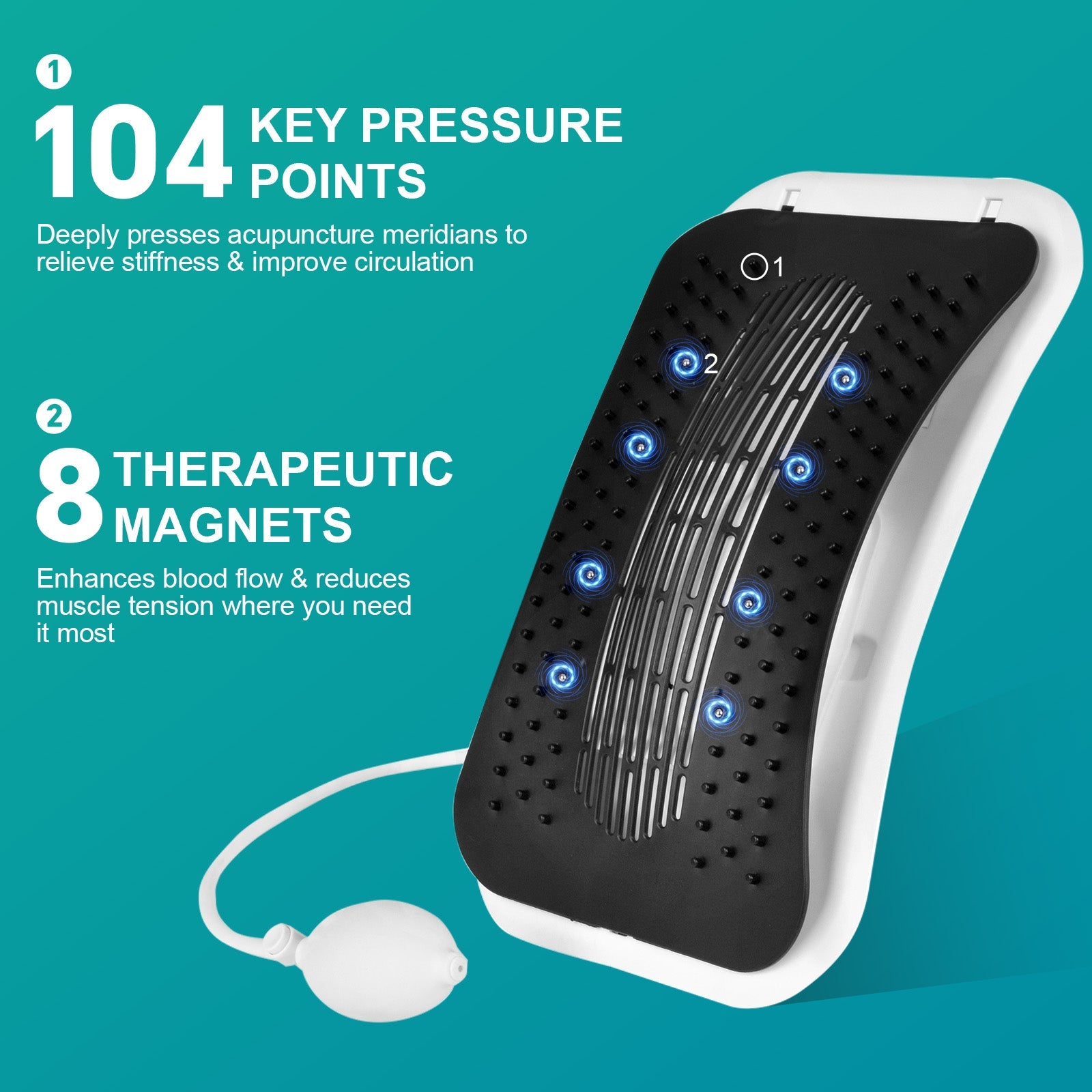 Adjustable Air Lumbar Spine Reliever - Inflatable Back Stretcher - SuperSaverAU - view 3