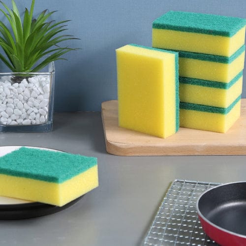 Premium Heavy-Duty Sponge Scourers – 30 Pack Cleaning Pads