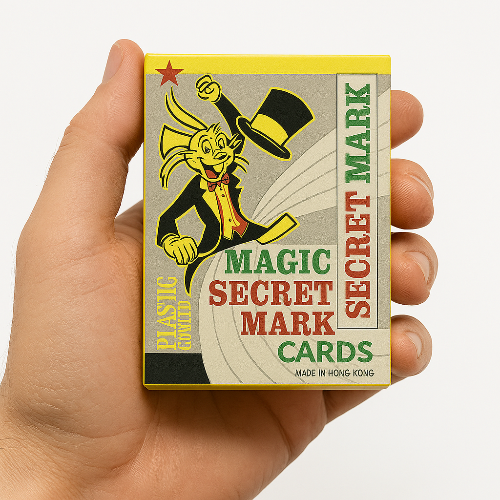 Premium Magic Secret Marked Playing Cards Plastic Coated Poker Size