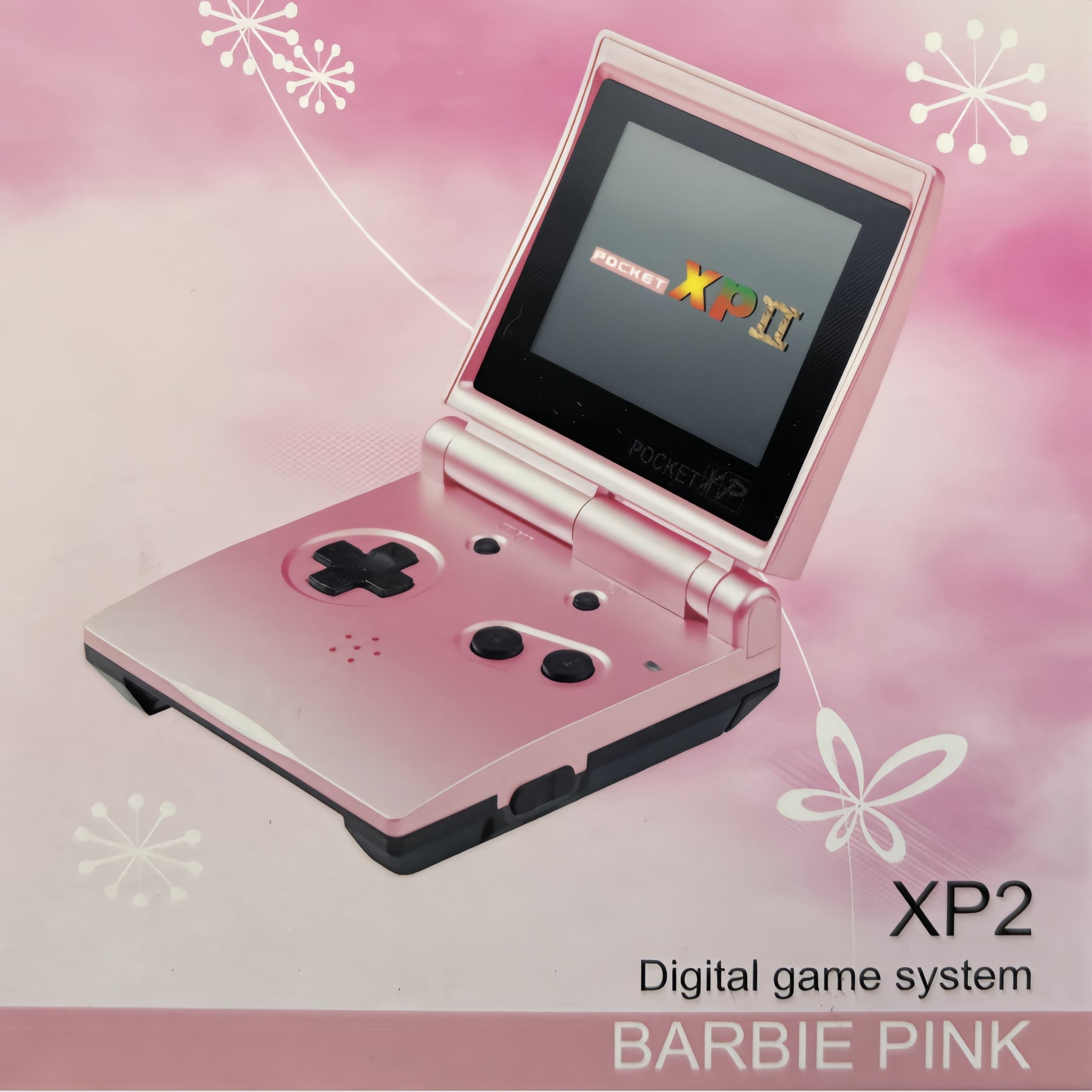 Premium Pocket XP 2 Blue Handheld Retro Game Console Built In Classic Games