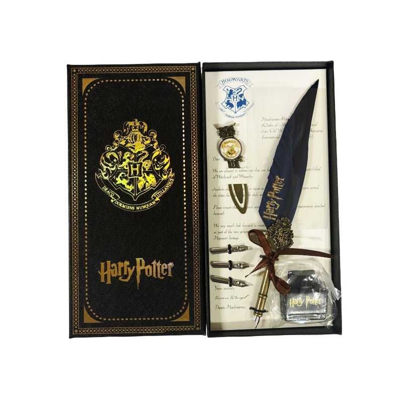 Harry Potter Vintage Dip Pen Writing Set with Ink Quill - Claret Red - SuperSaverAU - view 6