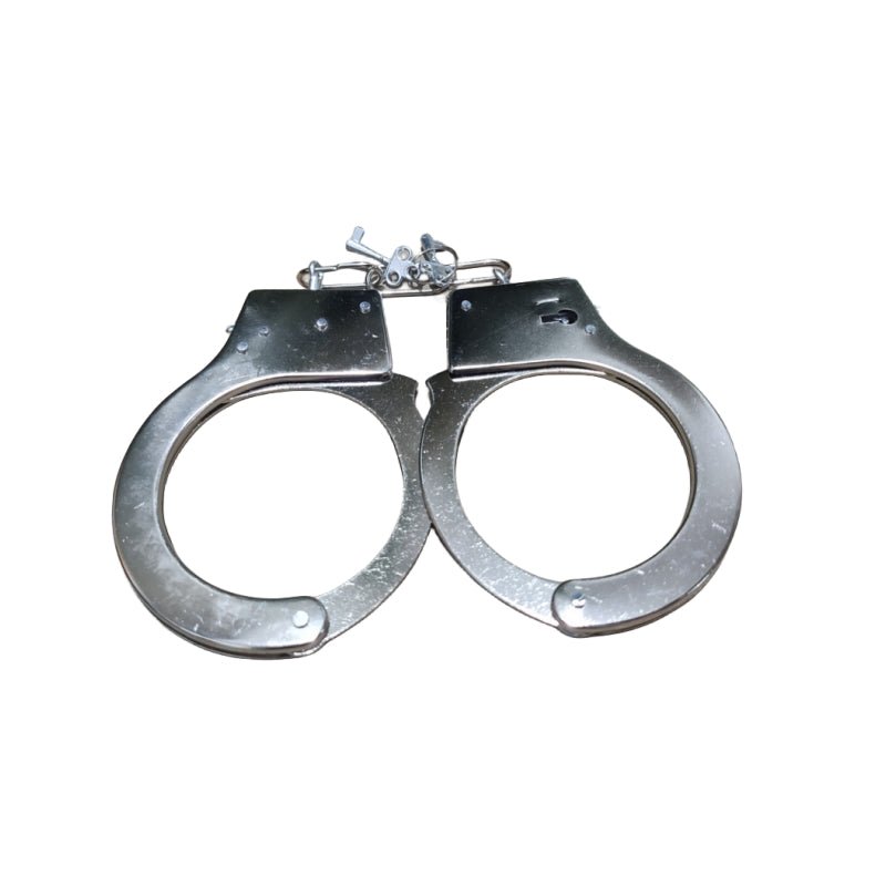 Metal Handcuffs with Keys - Durable Design for Security - SuperSaverAU - view 3
