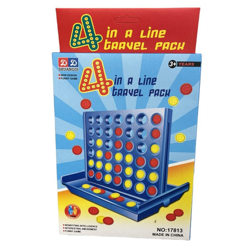 Premium 4 in a Row Game with Portable Travel Design - SuperSaverAU - view 1