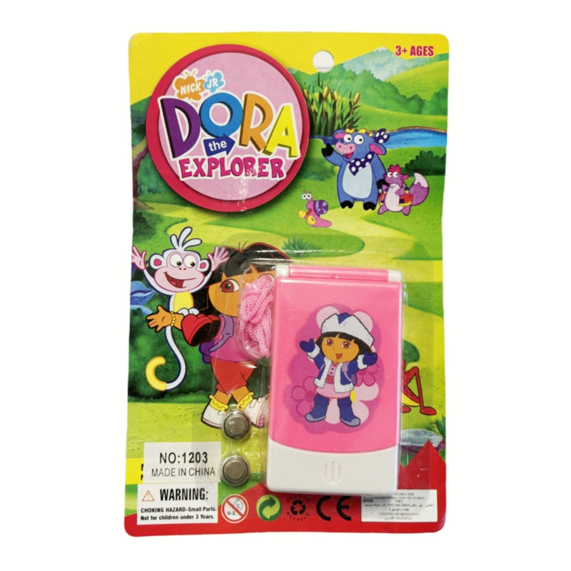 Dora Toy Mobile Phone - Purple, Interactive with Lights & Sounds, Engaging Fun - SuperSaverAU - view 1